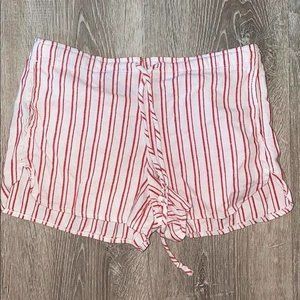 Deinpop Woven Pull On Shorts With Plaid